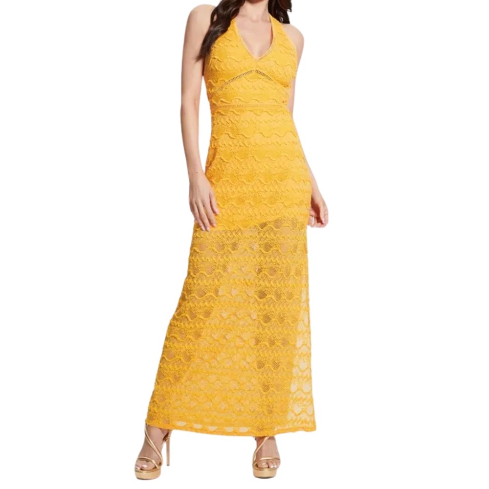 GUESS Liza Lace Maxi Dress – Size M